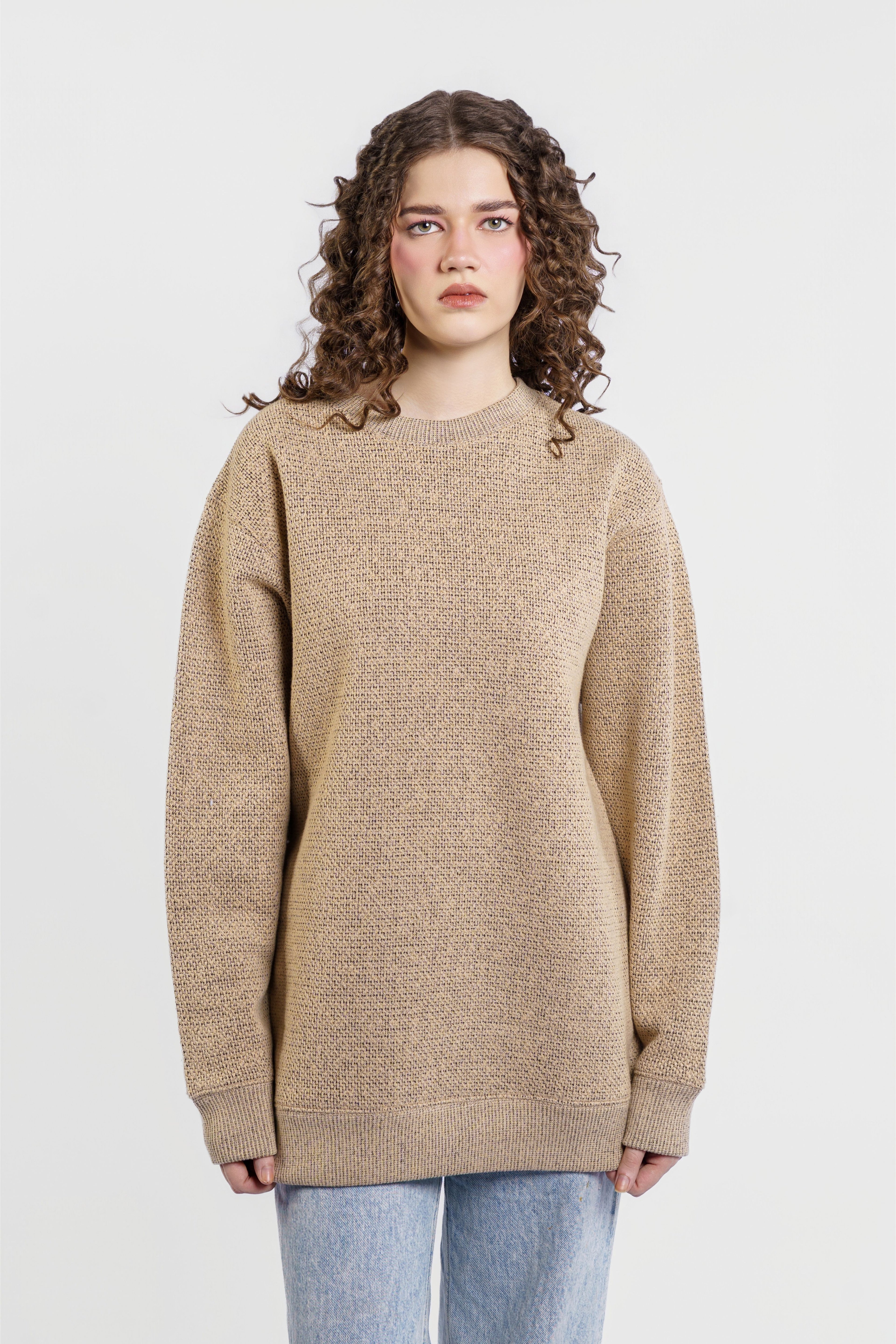 7000C - Unisex Peppercorn Crewneck