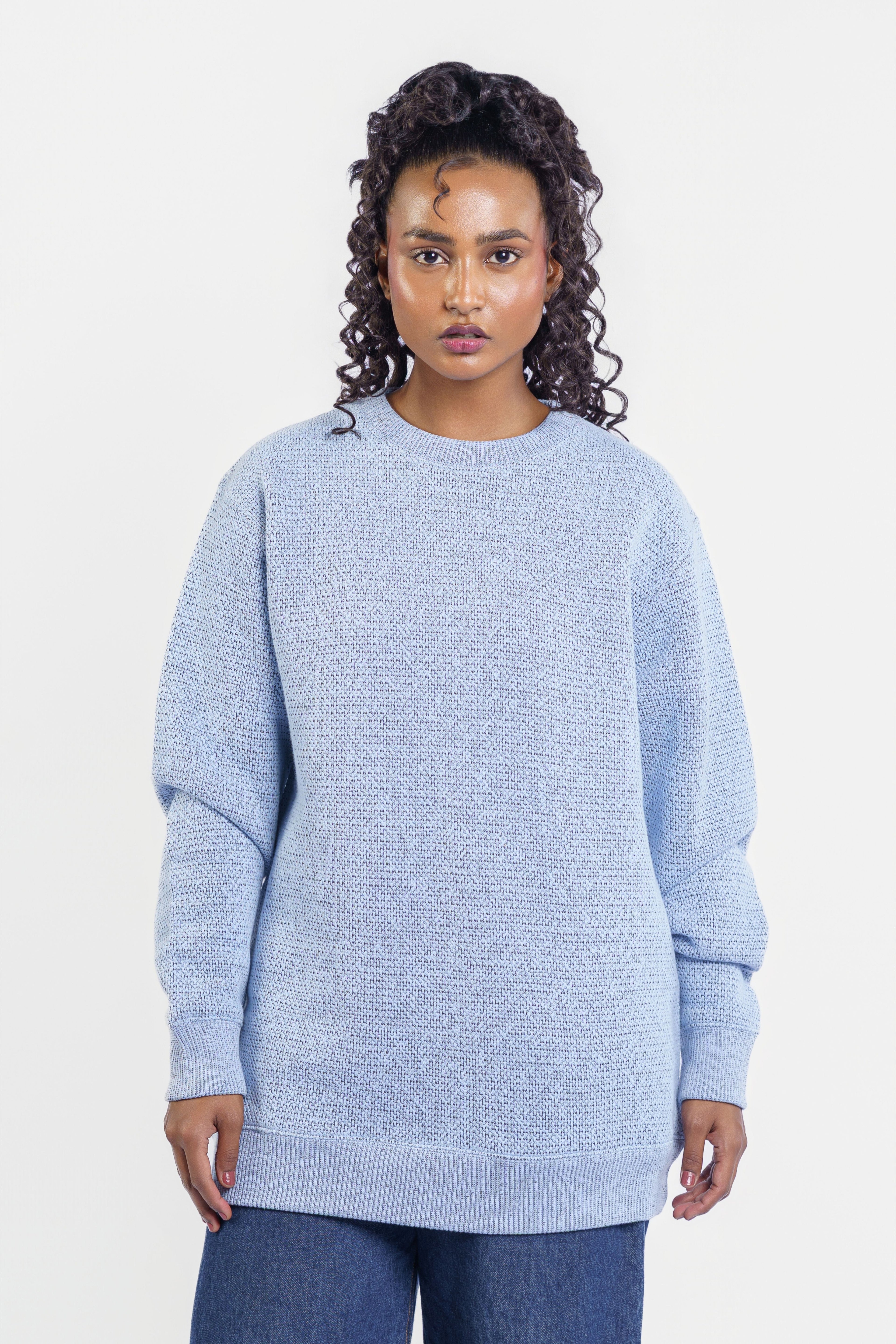 7000C - Unisex Peppercorn Crewneck