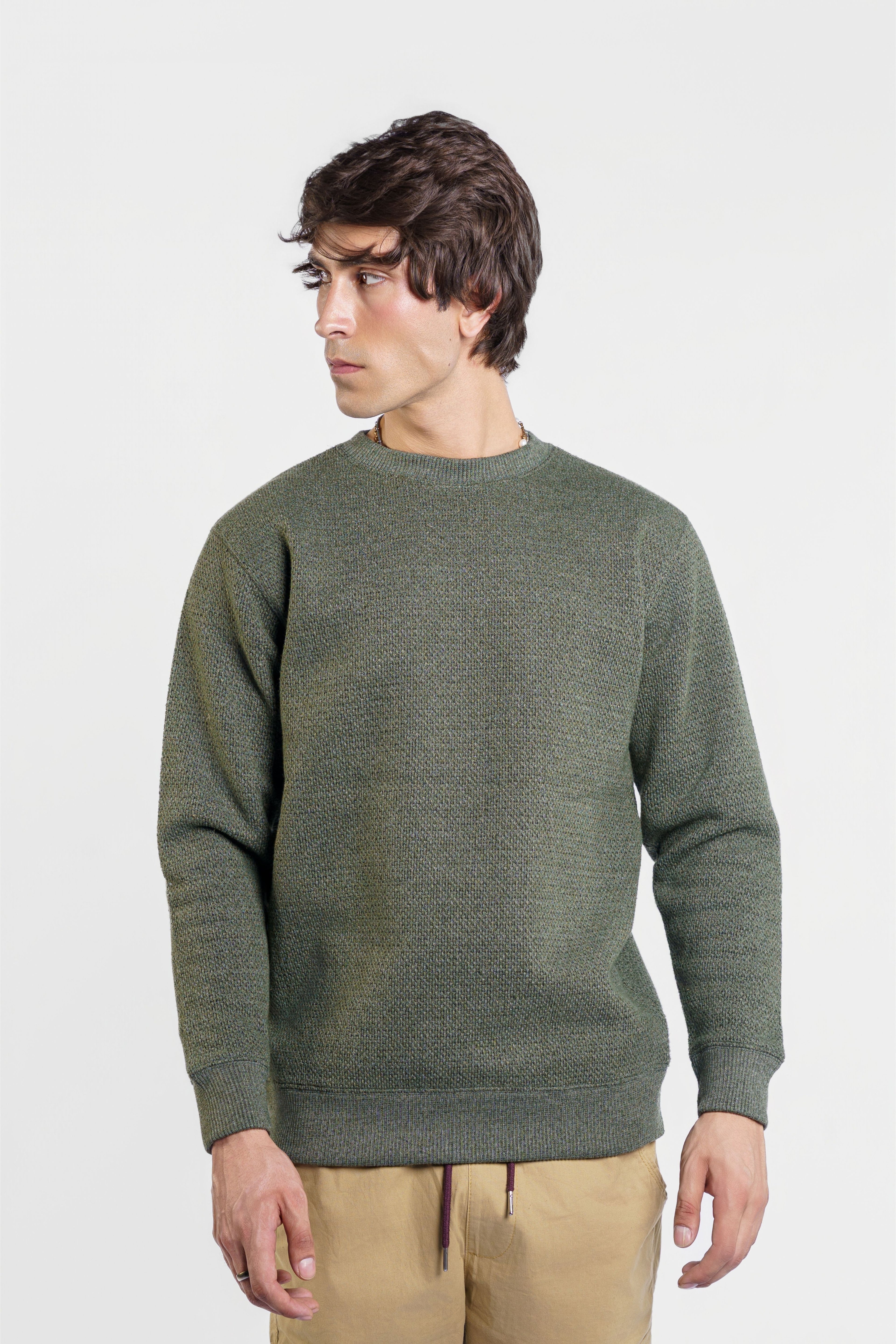 7000C - Unisex Peppercorn Crewneck