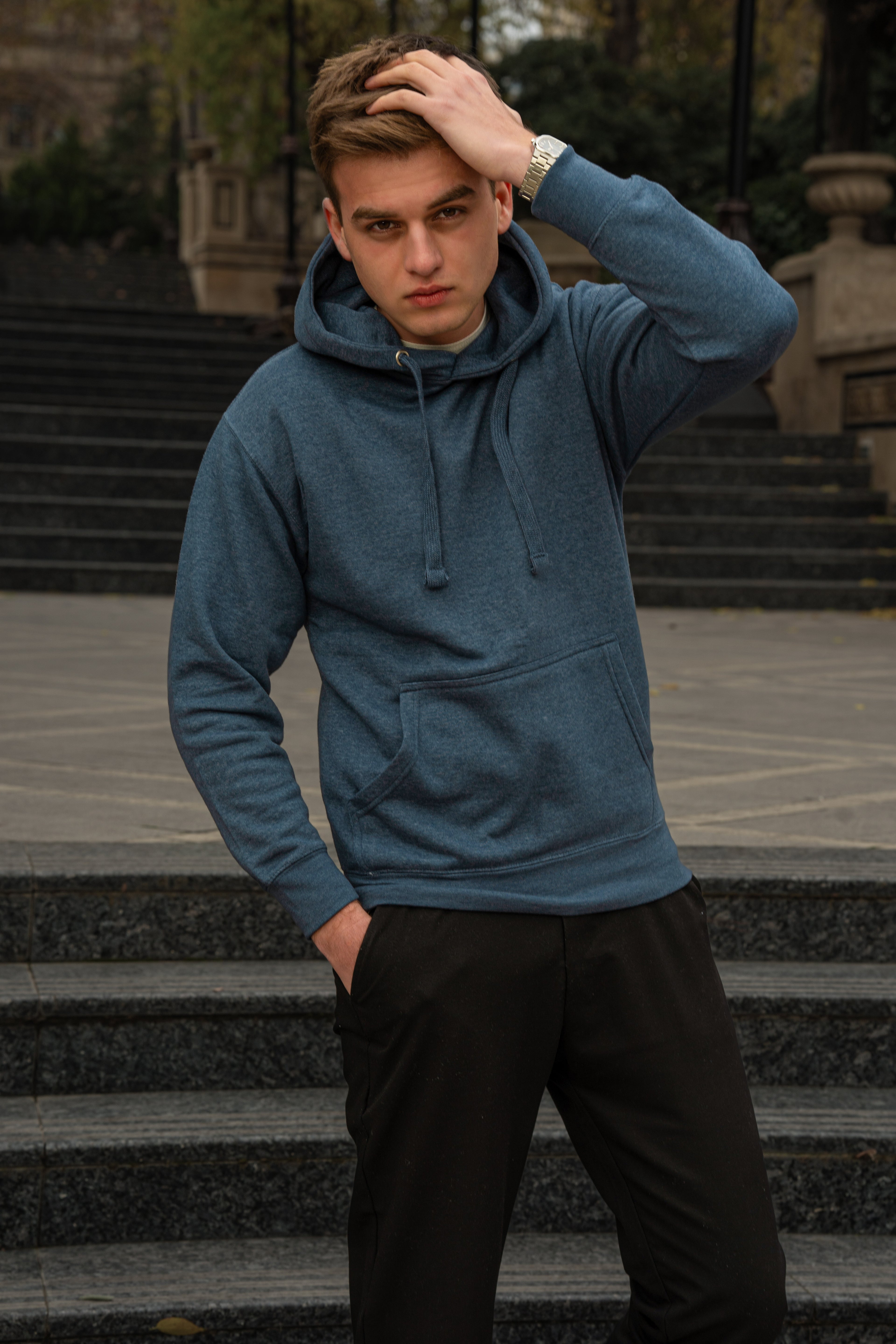 2580 PREMIUM HEATHER PULLOVER - MJ Apparels LLC