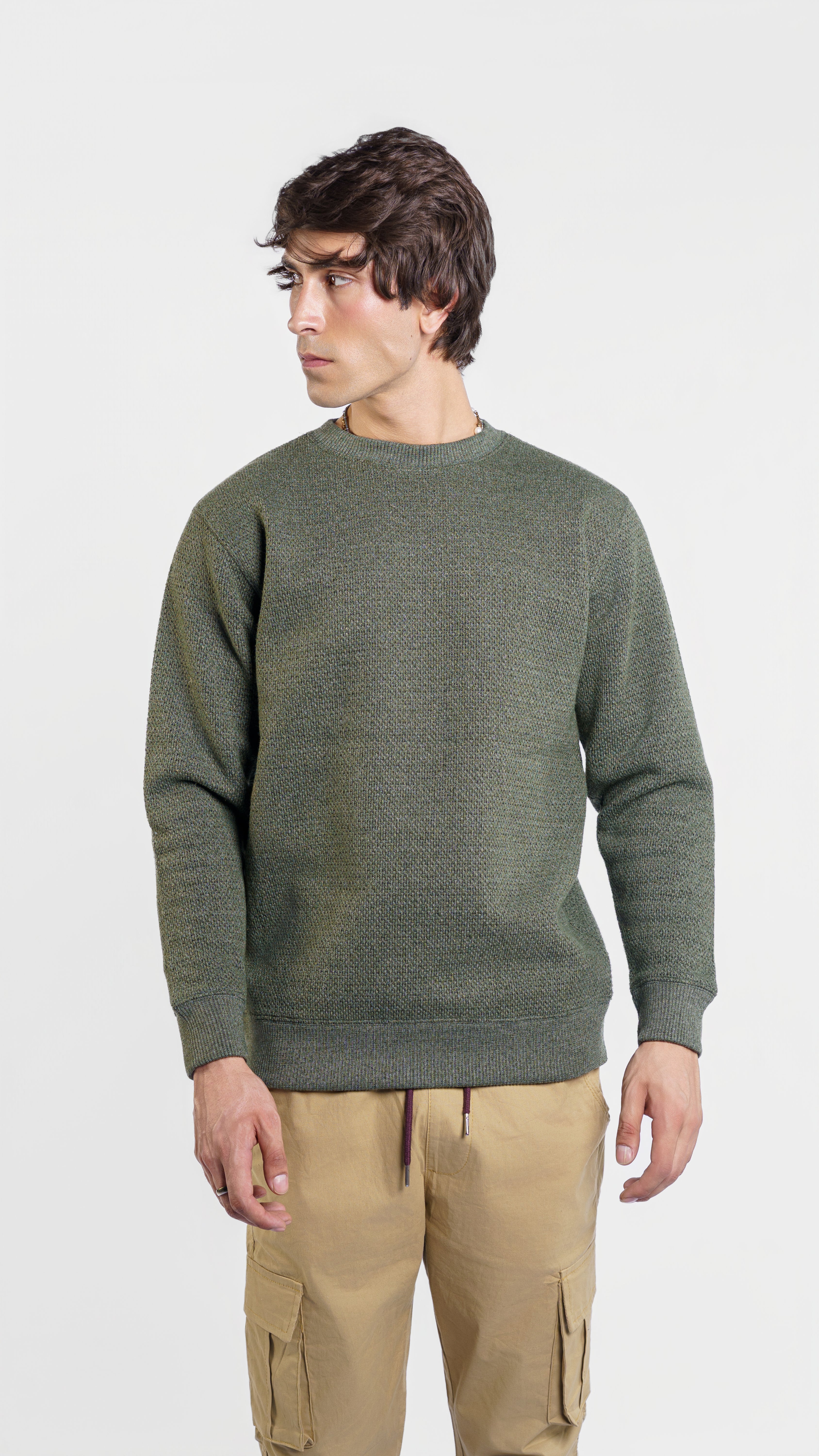 7000C - Unisex Peppercorn Crewneck