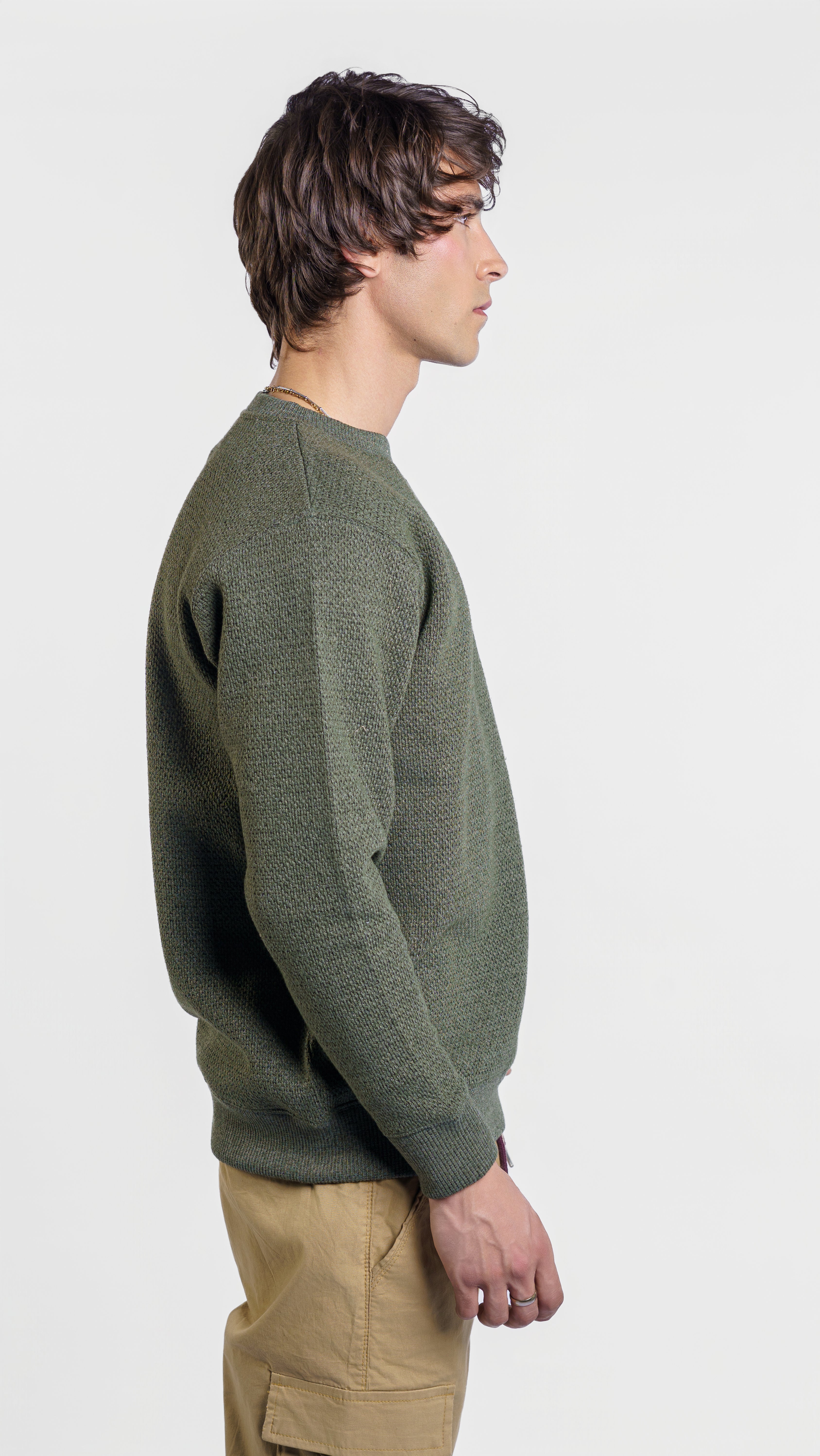 7000C - Unisex Peppercorn Crewneck