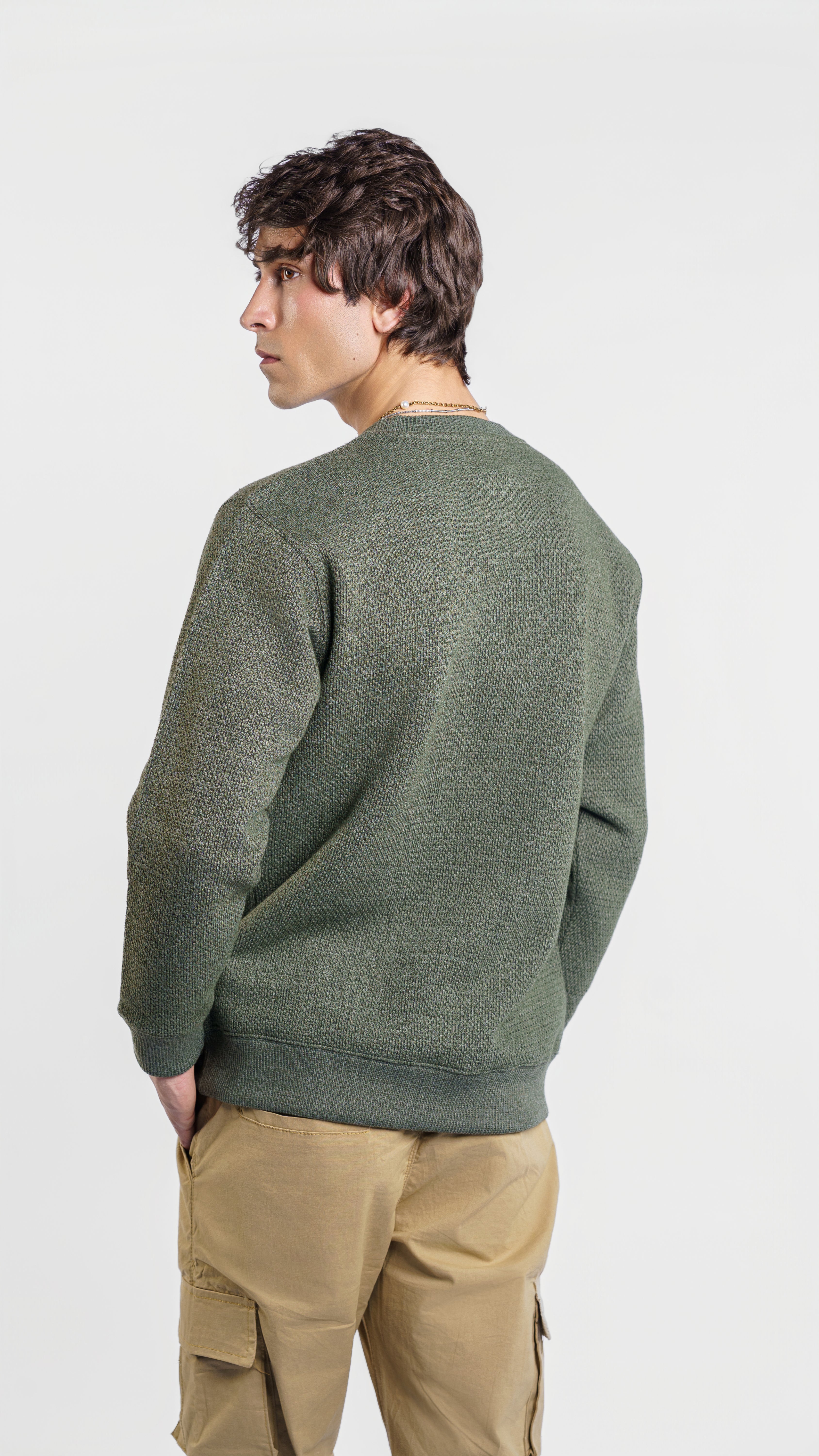 7000C - Unisex Peppercorn Crewneck