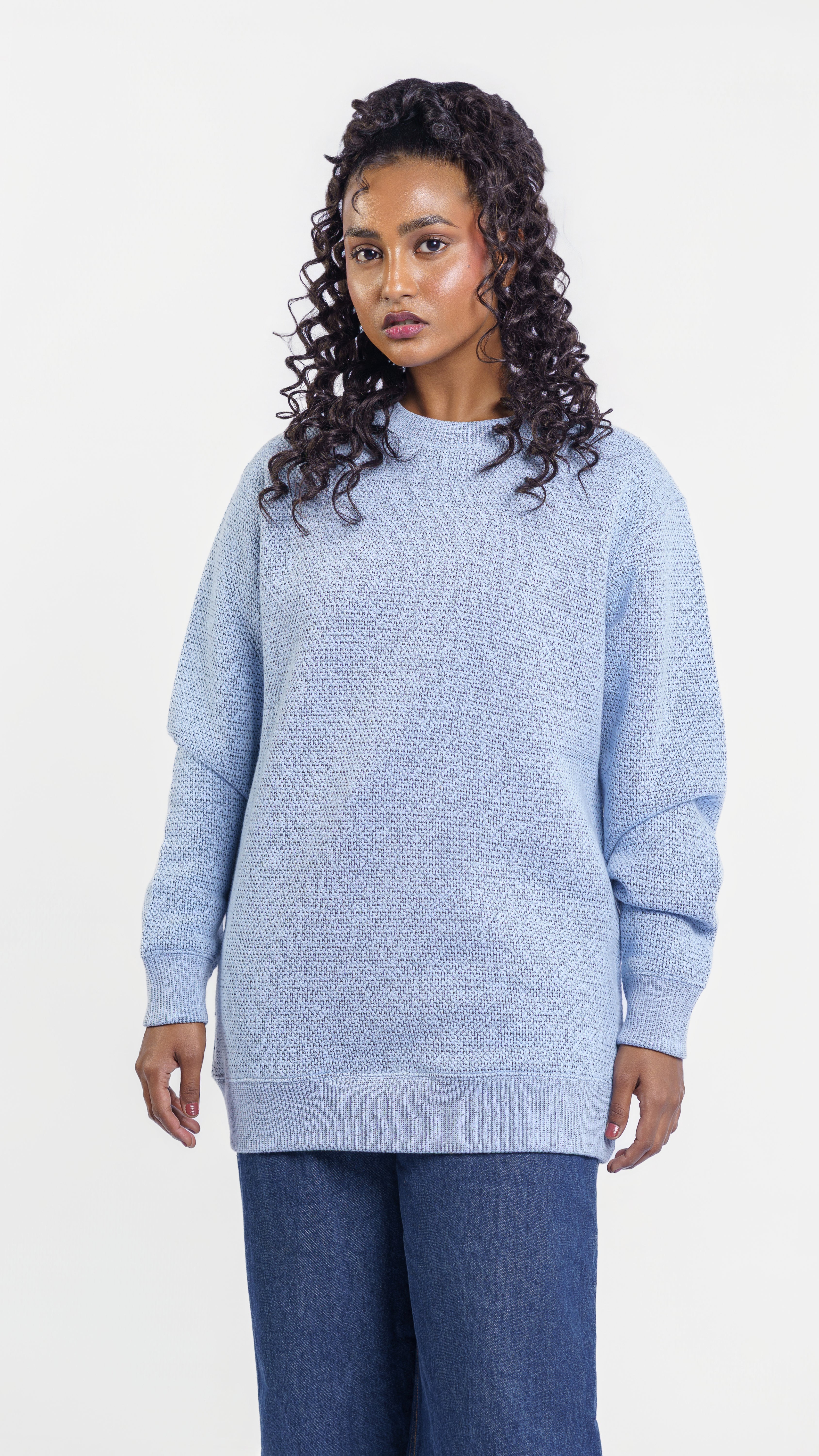 7000C - Unisex Peppercorn Crewneck